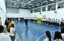 Фото 10: Спортивна шкільна ліга D: у запеклій боротьбі визначили чемпіона з волейболу