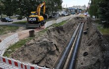 Фото 1: На Сихові міняють аварійну тепломережу, яка забезпечує тепло для 120 тисяч людей (відео)