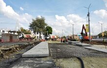Фото 17: На пл. Двірцевій завершують влаштування каналізаційного колектора