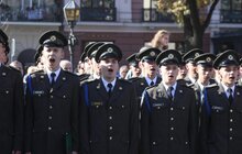 Фото 9: На площі біля пам’ятника Т. Шевченку відбулись урочистості з нагоди Дня захисника України
