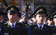 Фото 13: На площі біля пам’ятника Т. Шевченку відбулись урочистості з нагоди Дня захисника України