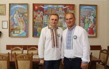 Фото 28: Андрій Садовий у Чорткові зустрівся з мером та взяв участь у відкритті реконструкції бою «Чортківська офензива»