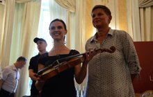 Фото 5: Оригінальна скрипка Вольфганга Амадея Моцарта, Costa Violine, прибула до Львова