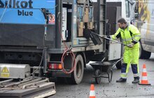 Фото 2: У Львові протягом двох днів випробовують чеську технологію ремонту дорожнього покриття (ямкового ремонту) із застосуванням інфра-термо-червоних пальників