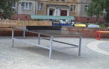 Фото 1: У Франківському районі завершують роботи з облаштування громадського простору на вул. Кульпарківській, 141 — 143
