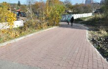 Фото 10: Роботи з будівництва велодоріжки на Рясному виконано на 70%
