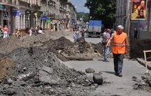 Фото 5: «Замість асфальту будемо забруковувати цю дорогу», - А.Садовий про ремонт вул Куліша