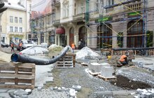 Фото 7: У Львові стане більше пішохідних вулиць: у Галицькому районі триває ремонт вул. Руданського