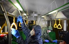 Фото 9: Комунальне АТП № 1 дезінфікує всі автобуси, які виходять на маршрути