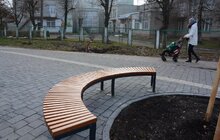 Фото 8: На Сихові завершують роботи з облаштування нового громадського простору