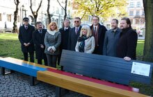 Фото 9: «Історики назвали Львів точкою перетину багатьох світів і ця лавочка також має стати такою точкою», - Матіас Конрад
