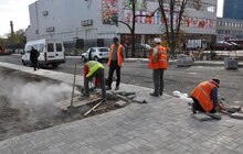 Фото 2: «Ми домовились з «Епіцентром» і спільно робимо дорогу від вул Б.Хмельницького до Кукурудзяної», - А.Садовий