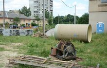 Фото 18: Роботи з прокладання каналізаційного колектора закритим методом.