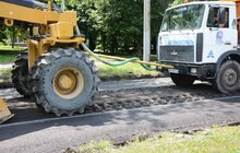 Фото 8: На вул. Науковій проводять поточний ремонт дорожнього покриття методом холодного ресайклінгу