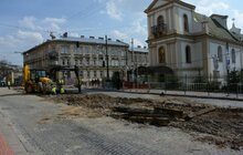 Фото 3: Тривають демонтажні роботи на перехресті вул. Личаківська-Мечникова
