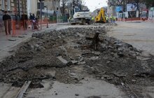 Фото 7: Тривають демонтажні роботи на перехресті вул. Личаківська-Мечникова