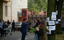 Фото 22: Сьогодні у Львові студенти різних вишів взяли участь в масштабній акції солідарності із бранцями Кремля «Хода солідарності. Волю заручникам Кремля!»