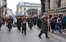 Фото 2: Львів попрощався з Героєм з АТО з Тарасом Стельмахом