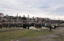 Фото 13: Львів попрощався з Героєм з АТО з Тарасом Стельмахом