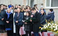 Фото 1: У Львові відкрили меморіальну дошку учаснику АТО Мар’яну Найді
