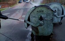 Фото 12: Миття і дезінфекція контейнерів: у Львові перевізники побутових відходів прибирають свої майданчики