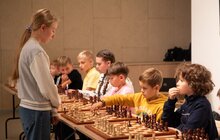 Фото 9: Юні шахісти проти чемпіонів: у Львові відбувся сеанс одночасної гри з шахів
