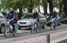 Фото 35: У Львові вперше провели позачергове засідання виконавчого комітету на велосипедах