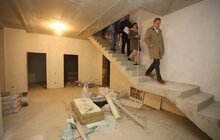 Фото 13: Міський голова Львова разом з юними «посадовцями» оглянув будівництво Молодіжного центру