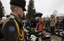 Фото 5: З нагоди Дня пам'яті Героїв Небесної Сотні у Львові підняли прапор Андрія Дигдаловича, який загинув на Майдані (відео)