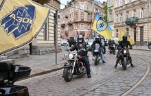 Фото 4: У Львові провели байкерський заїзд до 11-ї річниці створення бригади «АЗОВ»