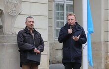 Фото 5: З нагоди 6-ої річниці окупації Криму Росією у центрі Львова відбулась акція-протест «Крим — це Україна!»
