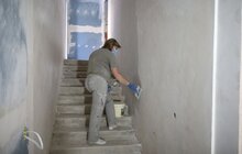 Фото 3: Мер Львова перевірив ремонт гримерок у Центрі Довженка