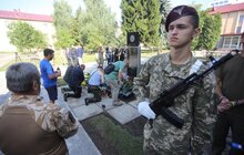 Фото 5: Мер Львова вшанував загиблих військовослужбовців десантно-штурмових військ