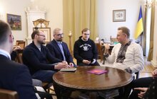 Фото 3: Зустріч мера Львова з поважними гостями урочистого відкриття МолоДвіжЦентр. Львів