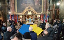 Фото 18: Над вежею львівської Ратуші урочисто підняли національний прапор