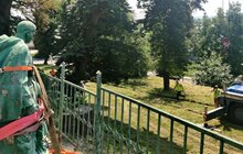 Фото 3: У Винниках демонтували радянський пам’ятник: скульптуру перенесуть до музею «Територія Терору» (відео)