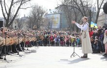 Фото 7: У центрі Львова 407 бандуристів одночасно виконали твори на поезію Тараса Шевченка
