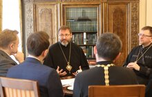 Фото 8: У львівській Ратуші відбулася зустріч міського голови Львова Андрія Садового з Блаженнішим Святославом