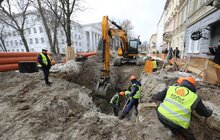 Фото 14: На вул. Пекарській тривають масштабні ремонтні роботи: повністю реконструкцію вулиці планують завершити до 1 вересня