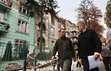 Фото 3: Польський міністр закордонних справ відвідав Львів і підтвердив наміри уряду відновити одну зі зруйнованих будівель (відео)