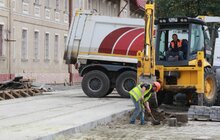 Фото 1: У Львові на початку вересня планують завершити ремонт трамвайної колії та відкрити вулицю Чернівецьку для проїзду трамваїв