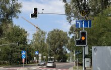 Фото 2: Нові світлофори на вул. Шевченка у мікрорайоні Рясне запрацюють з 24 серпня: що слід знати водіям та пішоходам
