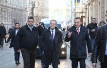 Фото 2: Дональд Туск розпочав візит до Львова з відвідин Ратуші