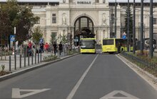 Фото 21: На пл. Двірцевій уже працює фонтан: реконструкція площі - на стадії завершення