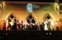 Фото 17: На фасаді театру Курбаса показали відеомапінг