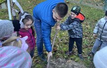Фото 4: В межах Тижня сталої енергії дошкільнята Львова садили дерева