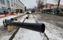 Фото 8: Ремонт вул. Б. Хмельницького: на ділянці від вул. Липинського до вул. Олійної проводять підготовчі роботи