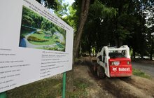 Фото 2: У Замарстинівському парку тривають ремонтні роботи