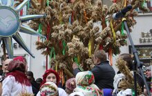 Фото 11: В переддень Різдва у Львові встановили Різдвяного Дідуха