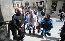 Фото 4: Сьогодні у Львові спільно освятили великодні продуктові набори для найбільш потребуючих мешканців